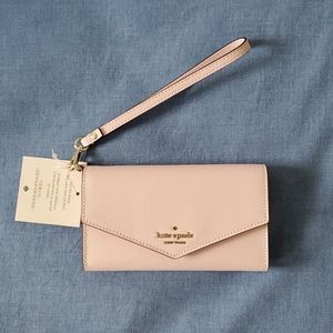 Kate Spade Laurel Way Light Pink IPhone Wristlet